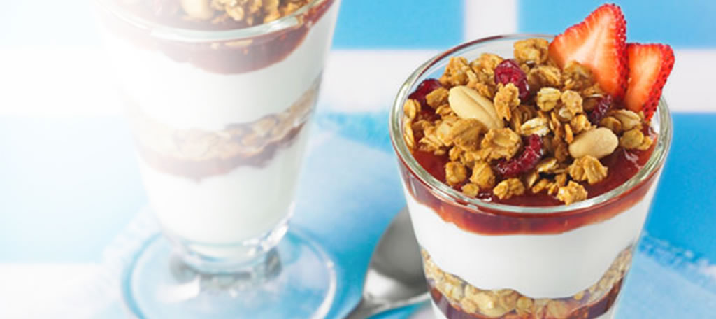 Parfait de granola et beurre d’arachide